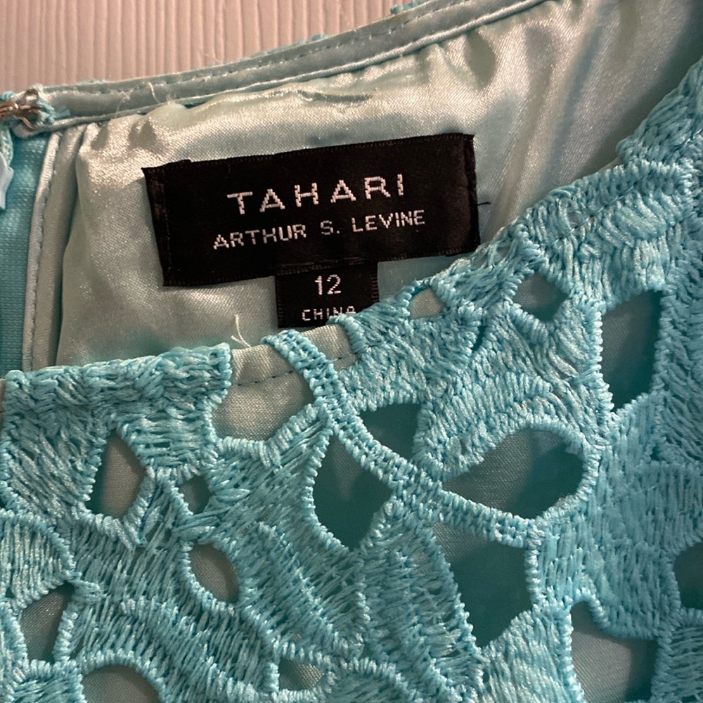Tahari Dress - Robins egg  Blue, Size 12